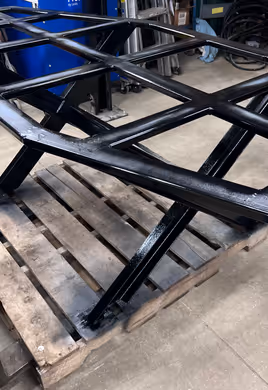 Large metal component