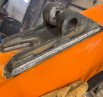 Metal structure under construction