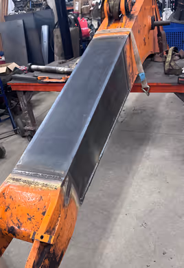 Fabricated metal structure